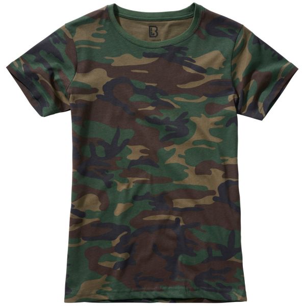 Brandit Ladies - BASIC T-Shirt swedish camo