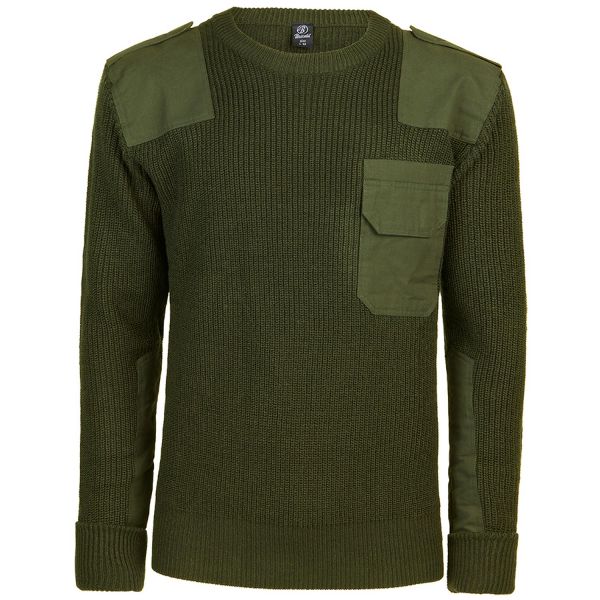 Brandit MILITARY Army Crewneck Pullover Sweater olive