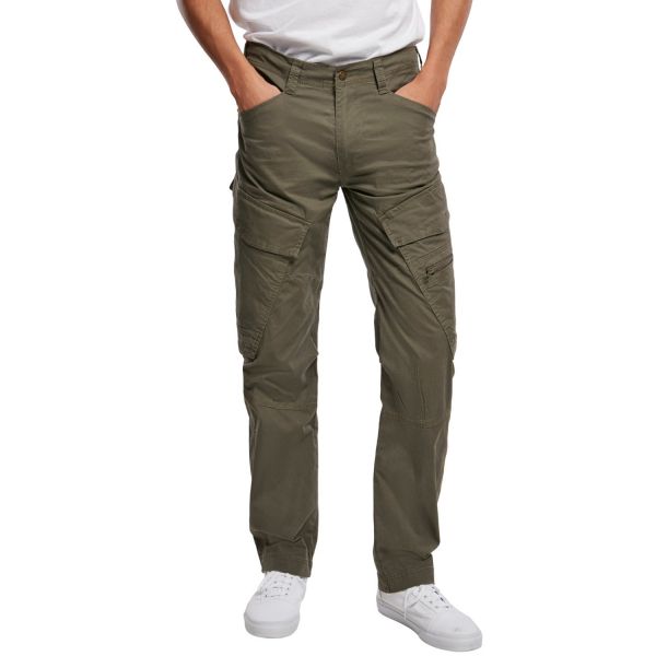 Brandit - ADVEN Slim-Fit Cargo Trousers dark camo