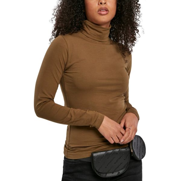 Urban Classics Ladies - Turtleneck Longsleeve