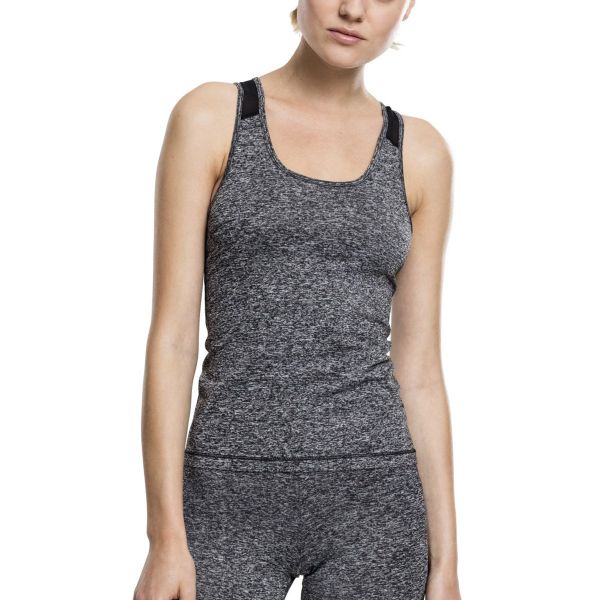 Urban Classics Ladies - Active Melange Fitness Training Top