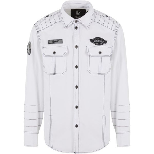 Brandit - LOUIS Vintage Chemise blanc