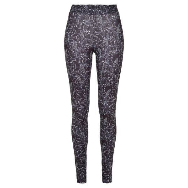 Urban Classics Ladies - All-Over-Pring Leggings black