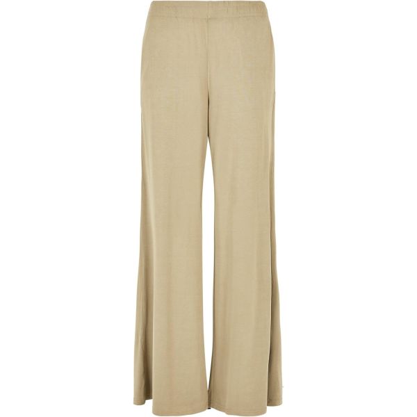 Urban Classics Ladies - Modal Wide Leg Pantalon khaki