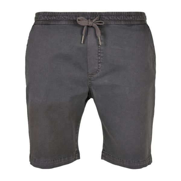 Urban Classics - Stretch Twill Joggshorts darkshadow