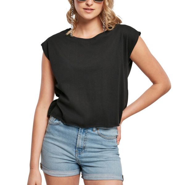 Urban Classics Ladies - Organic Short Top black