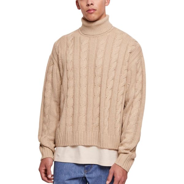 Urban Classics - Boxy Oversized Rollkragen Sweater