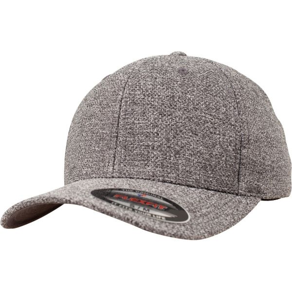 Flexfit Melange Mesh Stretchable Cap - heather gris foncé