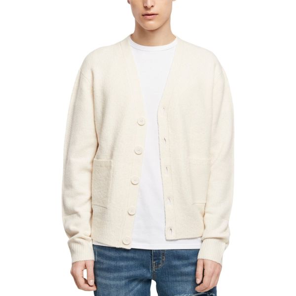 Urban Classics - CHUNKY Cardigan whitesand