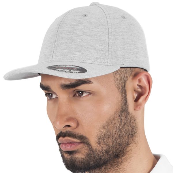 Flexfit DOUBLE JERSEY Extensible Casquette - heather gris -