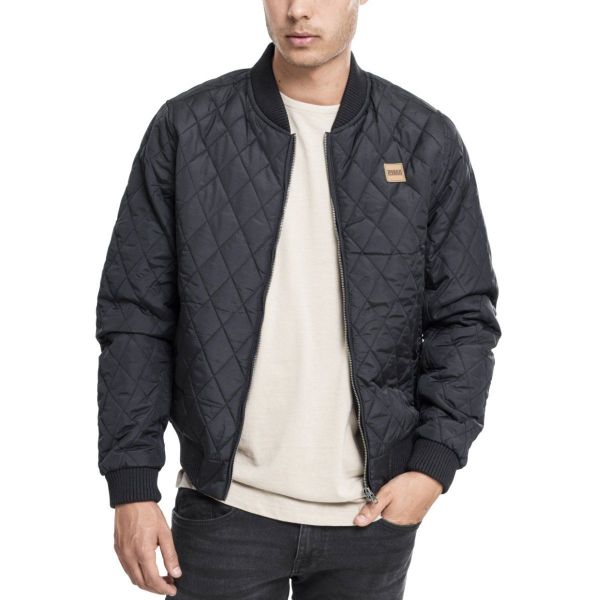 Urban Classics - DIAMOND Quilt Nylon Übergangsjacke