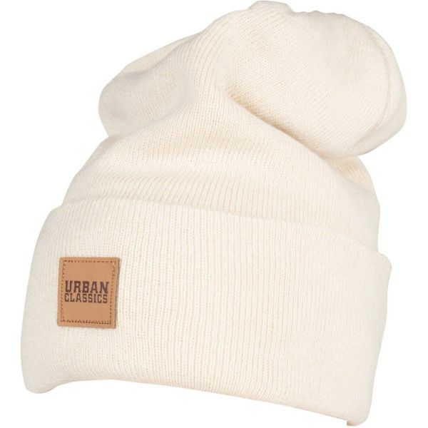 Urban Classics - PATCH LONG BEANIE noir