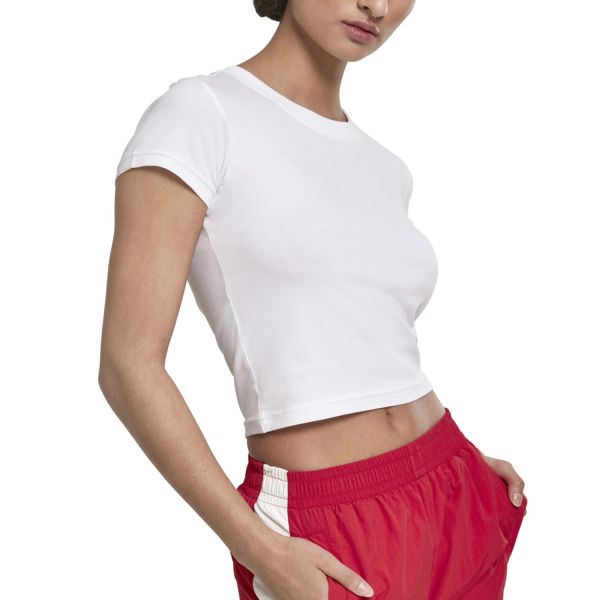 Urban Classics Ladies - Stretch Jersey Cropper Top