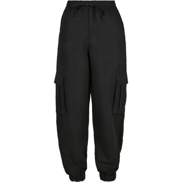 Urban Classics Ladies - CARGO Loose-Fit Twill Sweatpants