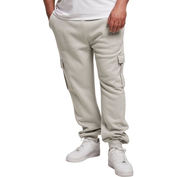 Urban Classics - Cargo Fleece Sweatpants olive