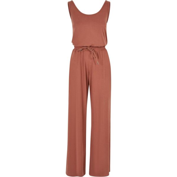 Urban Classics Ladies - MODAL Long Jumpsuit terracotta