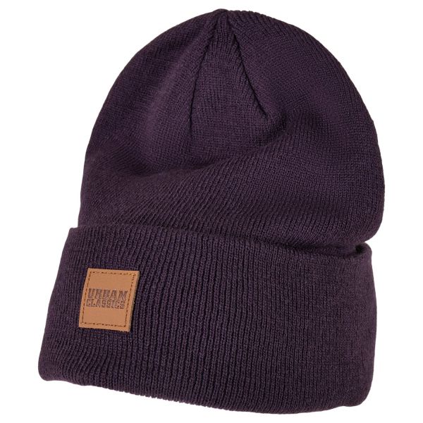 Urban Classics - PATCH LONG BEANIE black