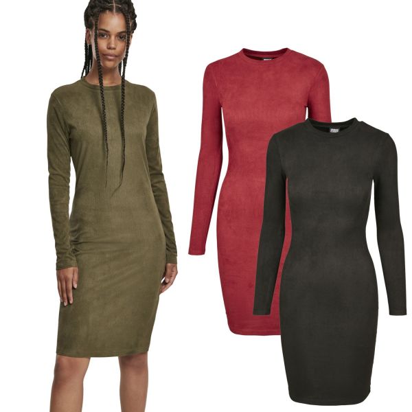 Urban Classics Ladies - Peached RIB Kleid
