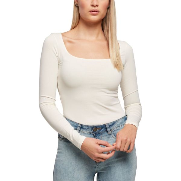 Urban Classics Ladies - Organic Longsleeve Body Top