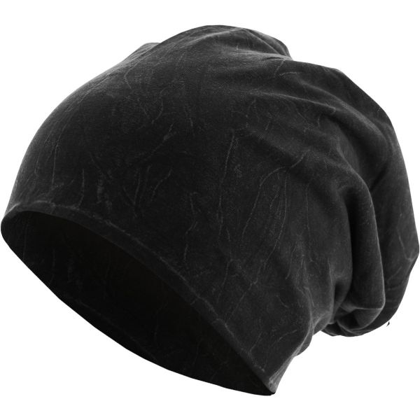 Urban Classics Stonewashed Jersey Beanie - violet