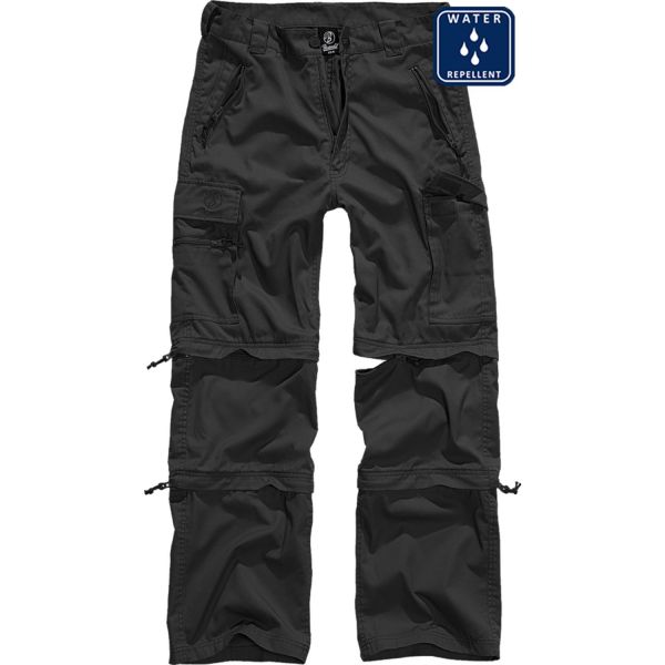 Brandit - SAVANNAH Outdoor Cargo Removable Legs Pants black