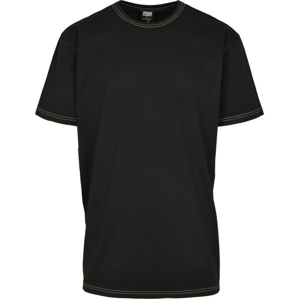 Urban Classics - Heavy Oversized Contrast Stitch Shirt black