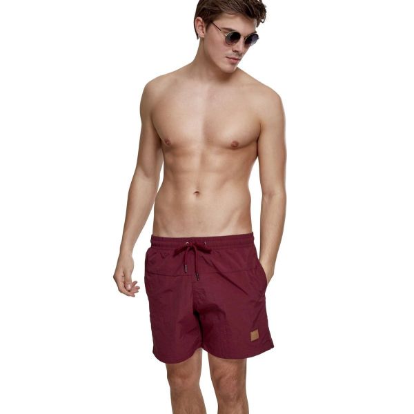 Urban Classics - BLOCK Short de bain neon pink