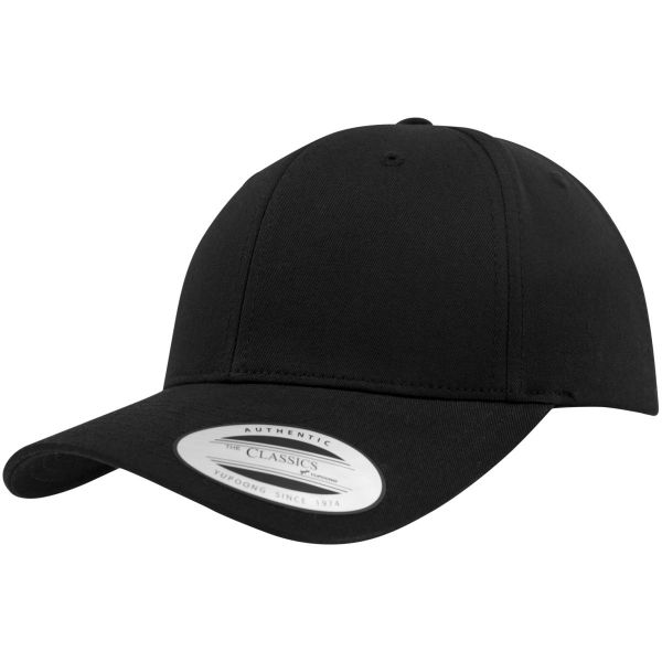 Flexfit Curved Classic Snapback Cap - charcoal