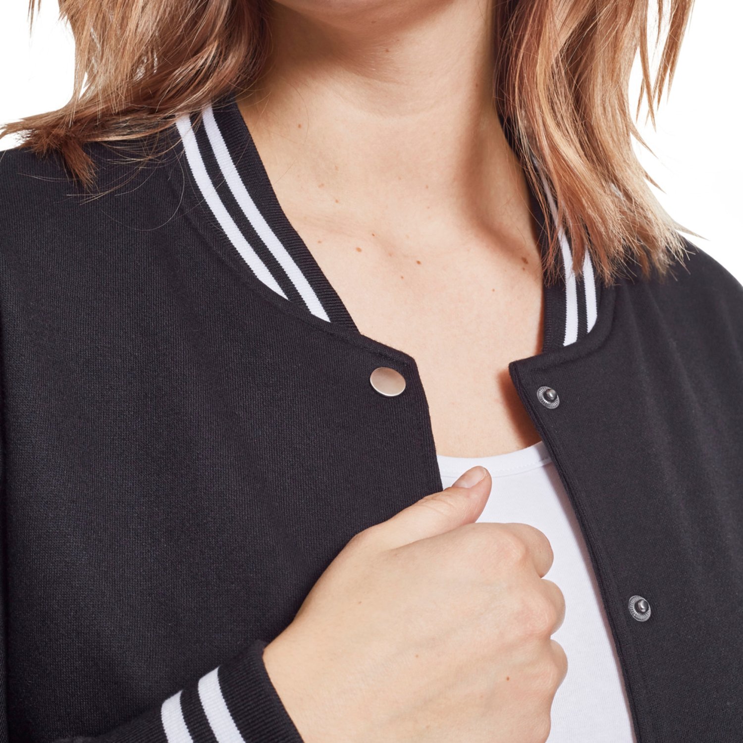 Urban Classics Ladies - College Sweat Jacket black | College Jackets |  Jackets | WOMEN | URBAN STREET EN