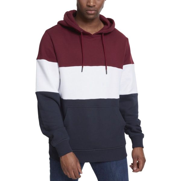 Urban Classics - 3-TONE Fleece Loose-Fit Hoody