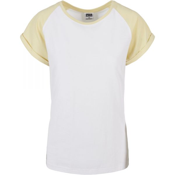 Urban Classics Ladies - RAGLAN Contrast Top sand rose