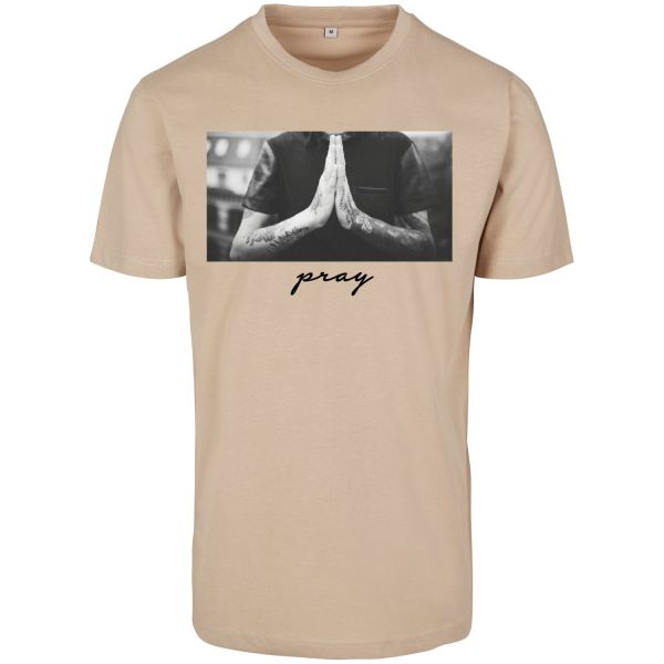 Mister Tee Grafik Shirt - PRAY Betende Hände