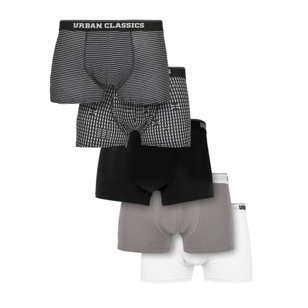 Urban Classics - Organic Boxer Shorts 5er Pack multi