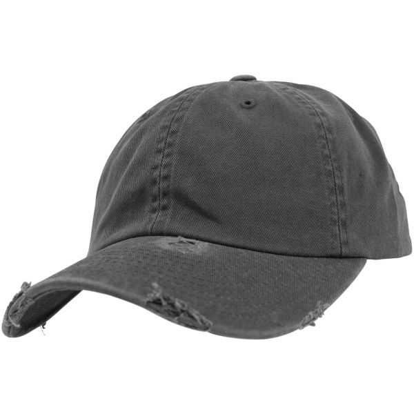 Flexfit Low Profile Destroyed Strapback Cap - gris fonce