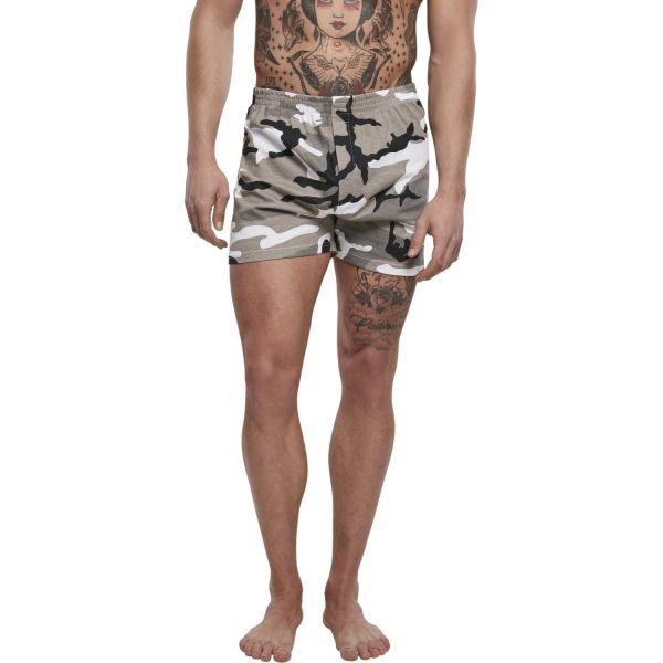 Brandit - Loose-Fit Boxer Shorts swedish camo