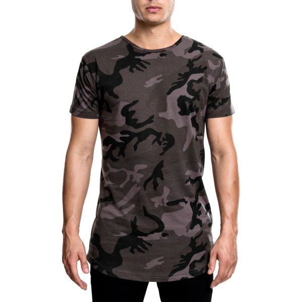 Urban Classics - SHAPED Long Tee Shirt camouflage