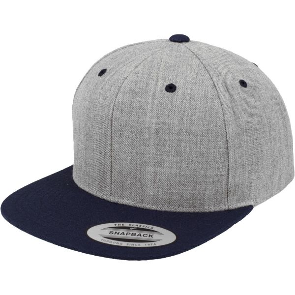 Flexfit Classic 2-Tone Snapback Cap - bruyère gris / royal