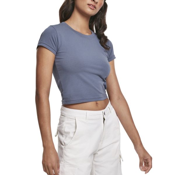 Urban Classics Ladies - Stretch Jersey Cropper Top