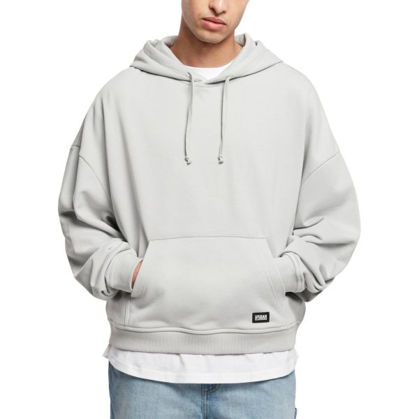 Urban Classics - Short Oversized 80's Hoody gris