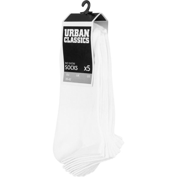 Urban Classics - NO SHOW short socks 5-pack black