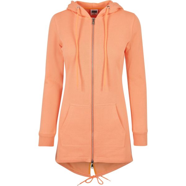 Urban Classics Ladies - SWEAT PARKA Long Zip Hoody