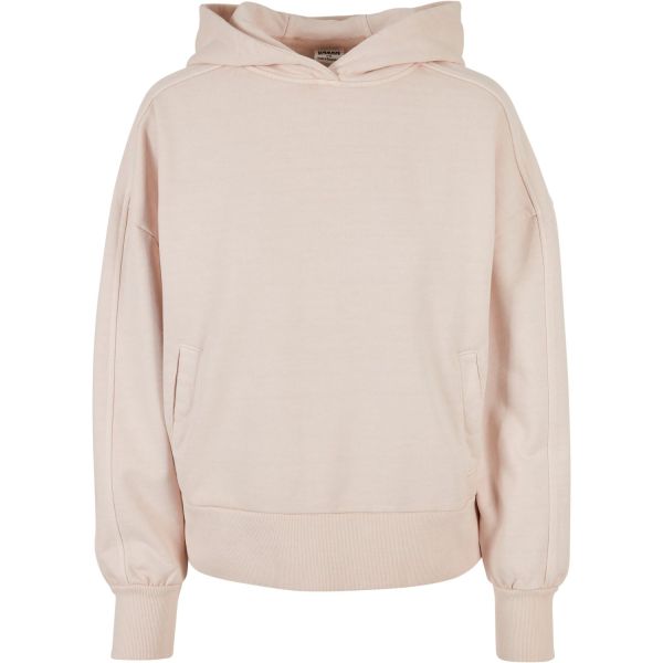 Urban Classics Ladies - Oversized Heavy Hoody warmgrey