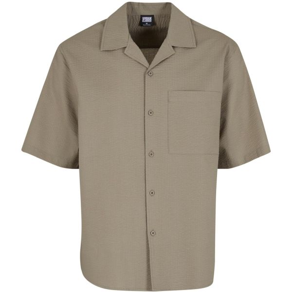 Urban Classics - Relaxed Seersucker Kurzarm Hemd