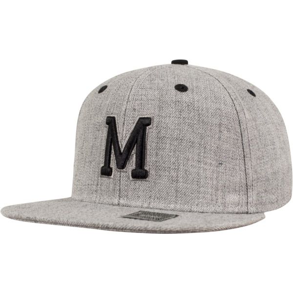 Urban Classics A-Z LETTRE Snapback Cap - heather gris