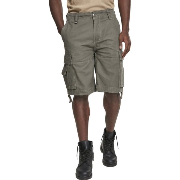 Brandit VINTAGE Outdoor Cargo Army Shorts dark camo