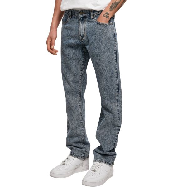 Urban Classics - Organic Straight Leg Denim Jeans black