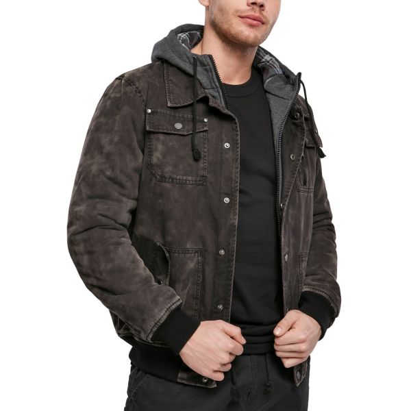 Brandit - DAYTON Hooded Winter Jacket black