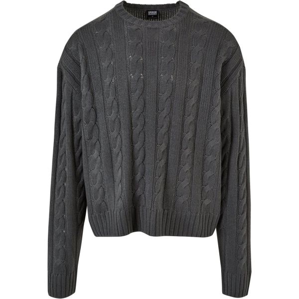Urban Classics - Boxy Pull tricoté Sweater noir