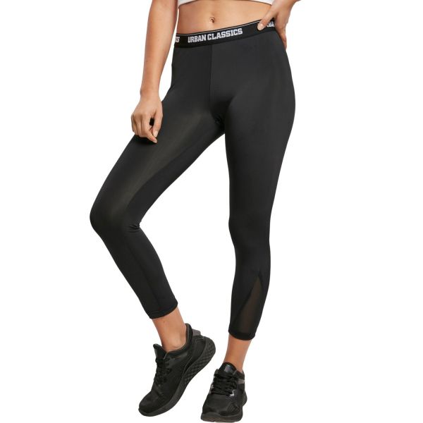 Urban Classics Ladies - TECH MESH Leggings black