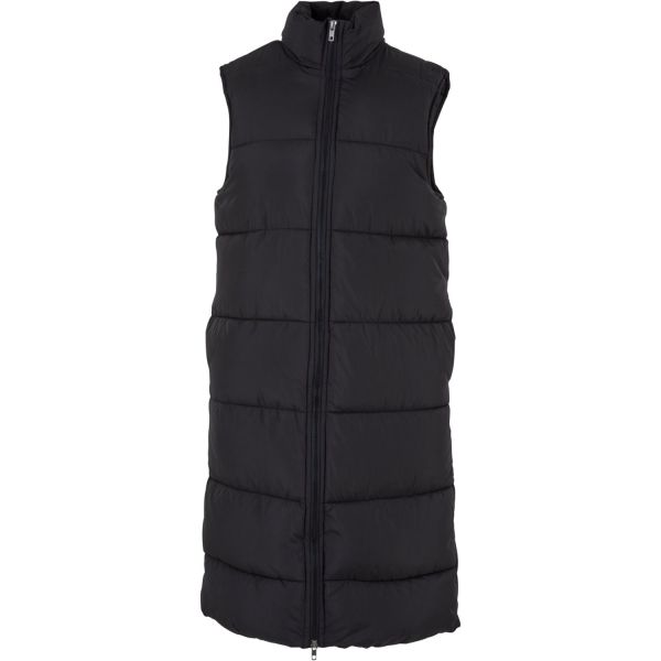 Urban Classics Ladies - PUFFER Long Vest sand